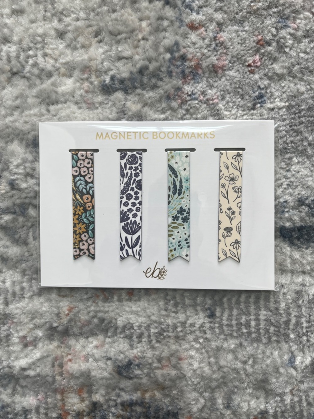 Elyse Breanne Magnetic Bookmark Set of 4 - Winter Tones